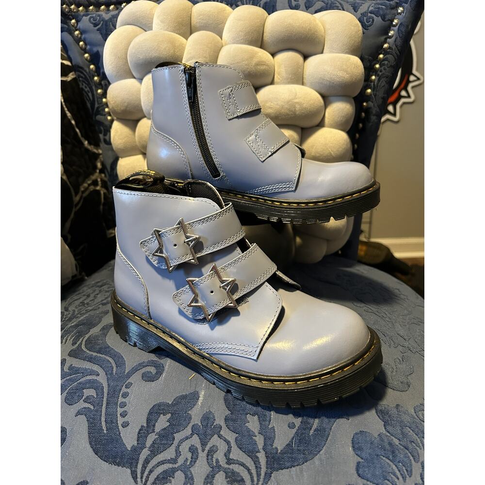 Dr Martens Devon Bex Star Zen Blue size 6/EU 37